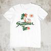 SUMMER Hot New Shirt White T-shirt for Vacation All Sizes X1064