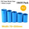 1Meter/Pack Li-ion Wrap Shrinkable Film 18650 Battery Pack Tape Sleeves New Heat Shrink Tube