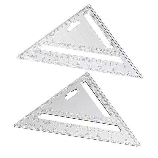 Треугольная линейка, высокоточная, компактная, портативная, многофункциональная, двойная, лазерная линейка, плотницкий измерительный инструмент для разметки