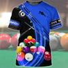 Love Billiards Snooker Fitness T Shirt 3D Print Gym Clothing Men Shirts Fashion Streetwear T-shirt Funny Unisex Short Sleeve Top