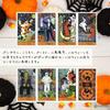 Halloween Tarot in a 78 Mini Tarot with Japanese Tin Case Tin, Cards, Authentic, Instructions,