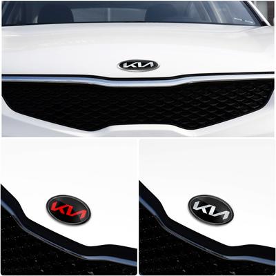 Автомобильный значок на капот и наклейка-шильдик на багажник для Sportage Ceed Sorento Cerato Optima Picanto Rio Soul k3 k5 Stonic Установка