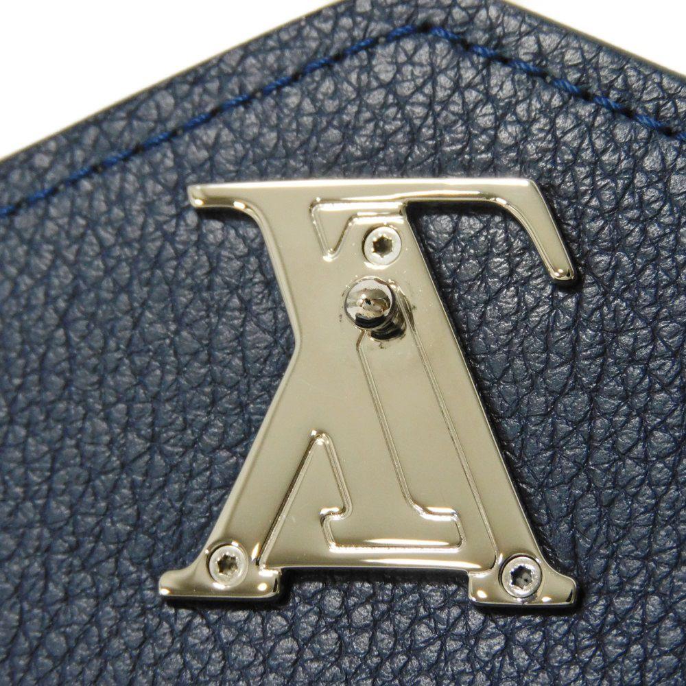 Used 12564 Portefeiulle My Rock Me M62544 7940 LV Signature Beige Two-Tone Snap Buttons with LV Logo, Blue Jean, Unisex