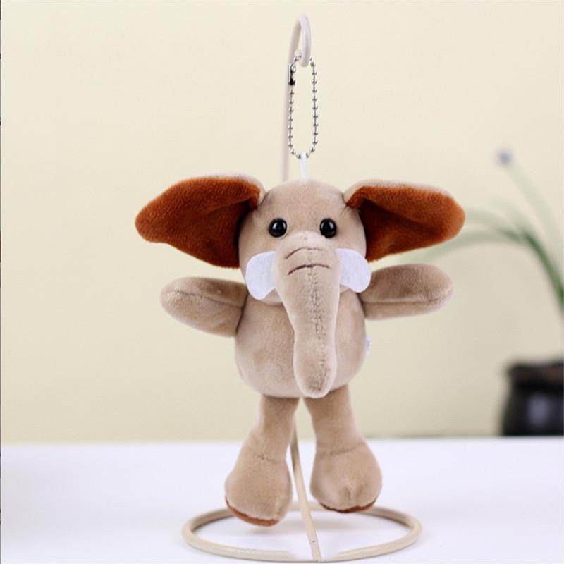 15 см дополнительная плюшевая игрушка в виде лесного животного, маленькая кукла-машинка для захвата, подвеска в виде длинноногого слона, детский маленький подарок