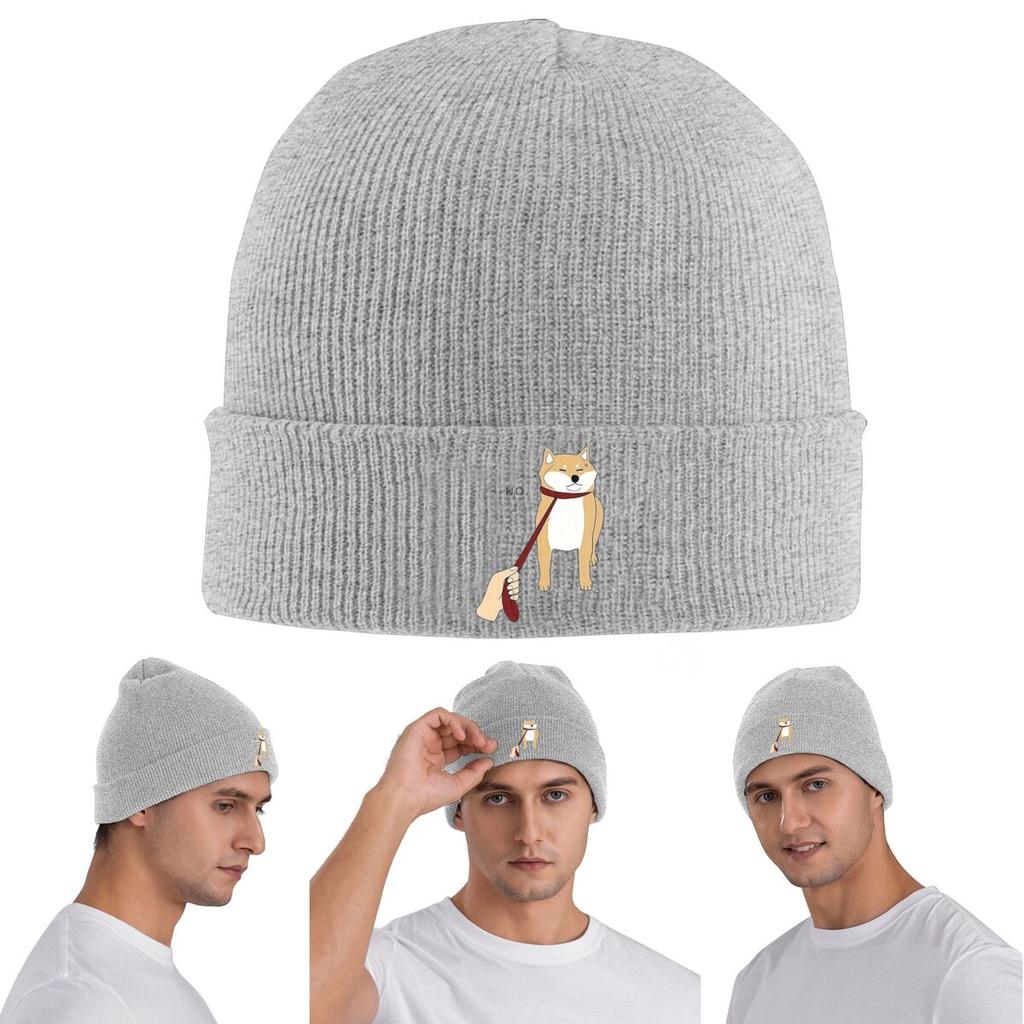 Animal Shiba Inu Dogs Warm Knitted Cap Winter Knit Bonnet Hat Skullies Beanies Hip Hop Caps for Unisex