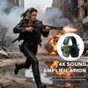 Тактические шумоподавляющие проводные наушники с амбушюрами для стрельбы и CS
