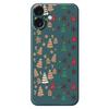 For iPhone 17 Case Christmas Tree Gingerbread Pattern Printing Straight Edge TPU Phone Back Cover