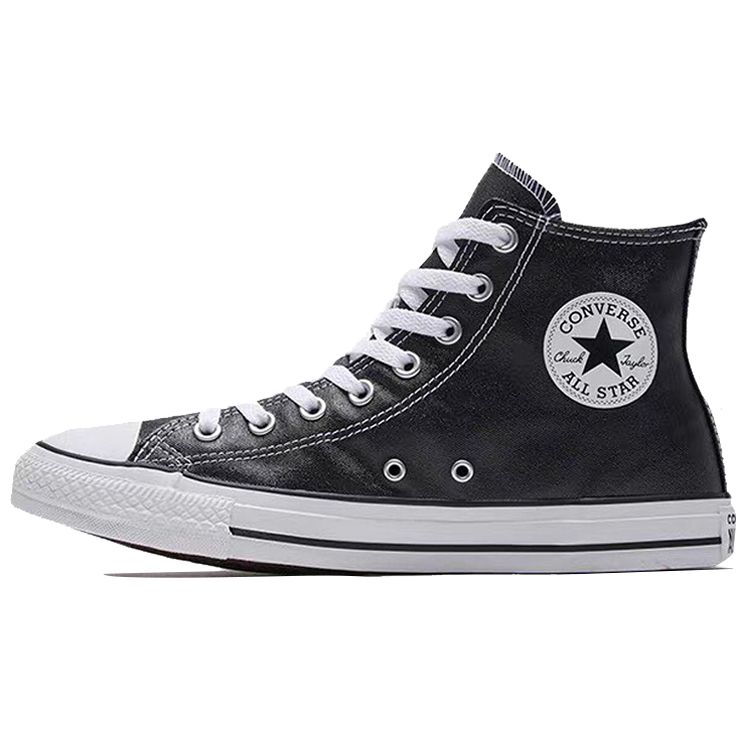Converse Chuck Taylor All Star Simple Comfortable High Top Canvas Shoes Unisex Sneakers Black White 163235C