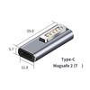 140W Type C Magnetic Adapter For Apple Magsafe 1/2/3 For Macbook Air Pro 90Degree Elbow Usb C Female Fast Charging Converter