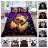 Skull Printing Quilt Cover Set King Double Size Home Textiles Fashionable Bedding Suit Comforter Covers Set Unique Design