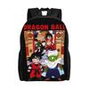 Рюкзак Dragon Ball для мужчин и женщин, крутой студенческий, для работы, с отделением для ноутбука, холщовые сумки, для улицы