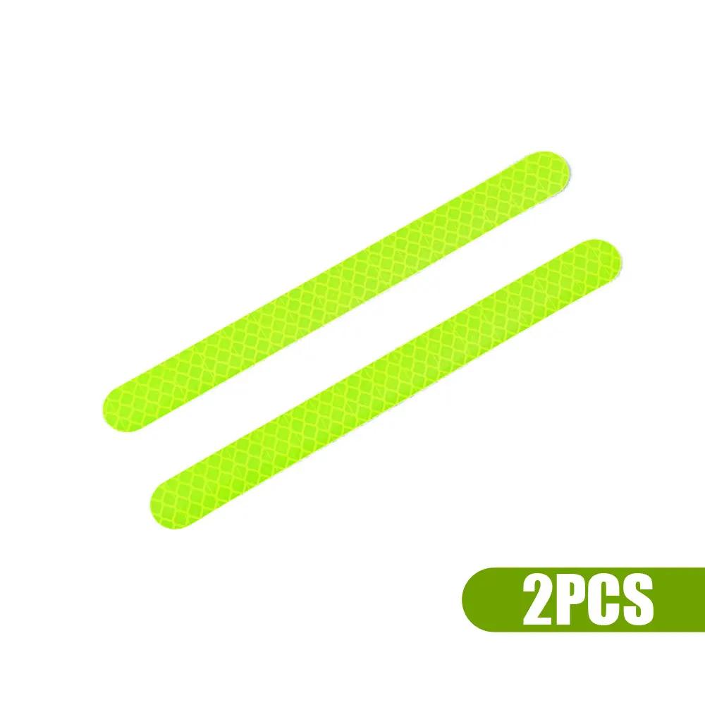 2X Universal Car Stickers Rearview Mirror Reflective Strip Anti-collision Warning Stickers Exterior Reflex Tape Reflective Strip