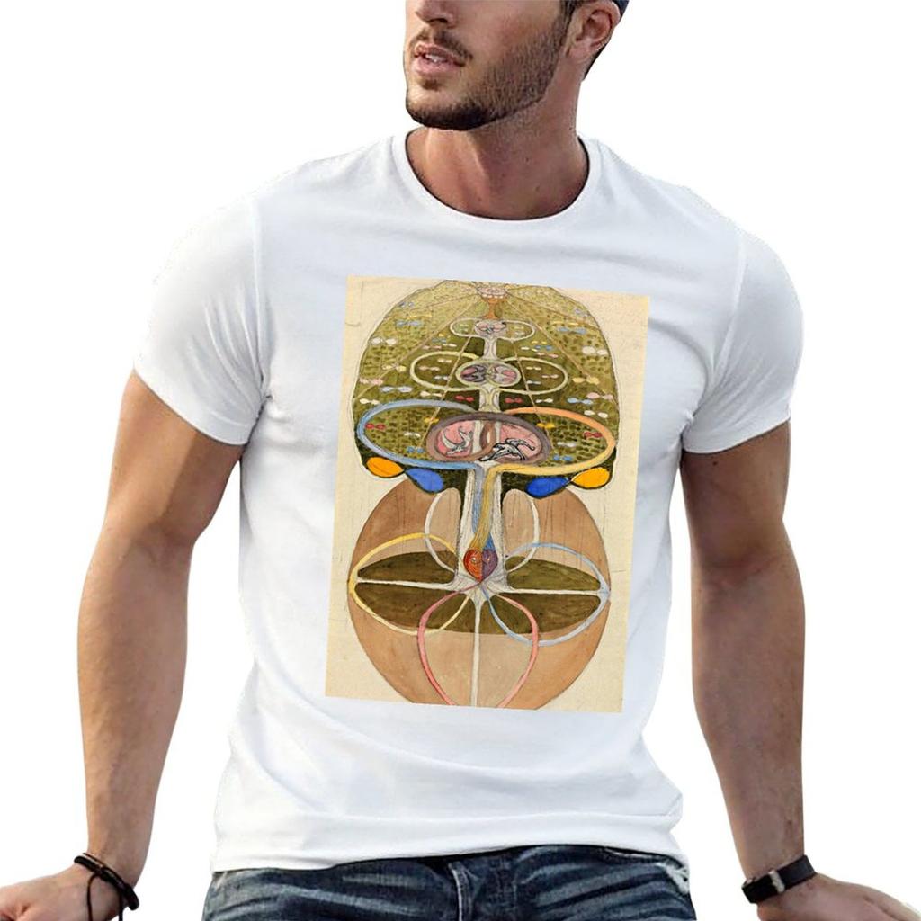 Hilma af Klint Tree of Knowledge No 1 1913 TShirt Work Outdoor TShirt for Unisex