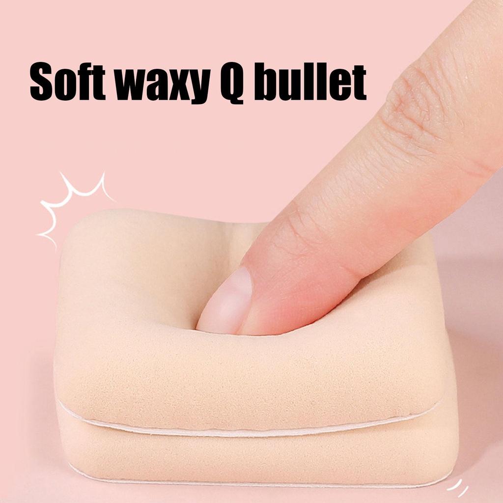 Powder Puff Wet And Dry Cotton Candy Air Cushion Puff Makeup Sponge Leather Triangle Puff