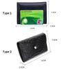 Top Leather Mini Card Bag Purse Multifunctional Cash Coin Bag Business Visiting Credit Bank Card Stock Holder Sleeve
