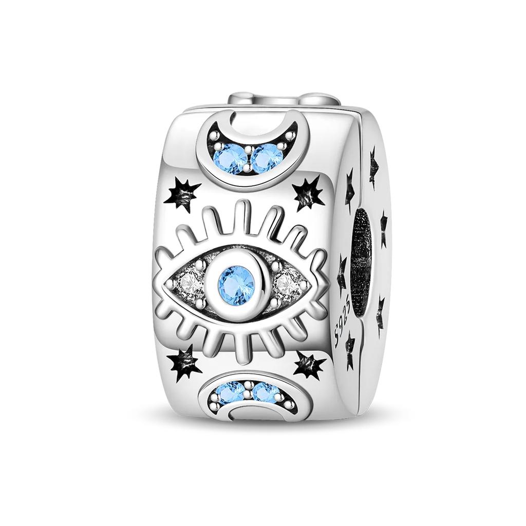 Медный зажим Разноцветная Луна Бабочка Звезда Цветок Мода Бусины Зажим Шарм Для Оригинального DIY Браслета Изысканные Ювелирные Изделия