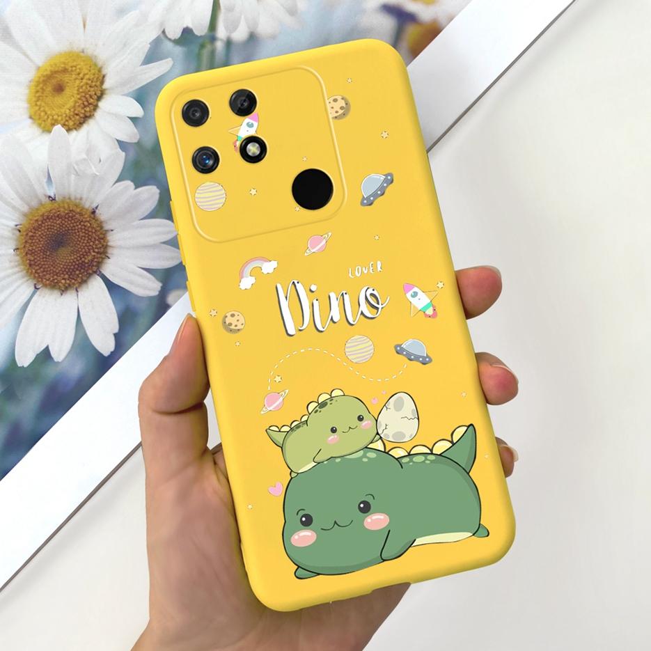 Чехол для Realme Narzo 50A RMX3430 Милый мультяшный чехол Мягкий силиконовый чехол для телефона Для Realme Narzo 50i Narzo50A Prime Fundas Coque