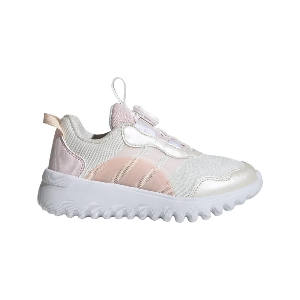 adidas Activeflex 4.0 Habu Модные Удобные Универсальные Мягкие Низкие Повседневные Кроссовки Детские Кроссовки Белый Розовый Кварц HP3610