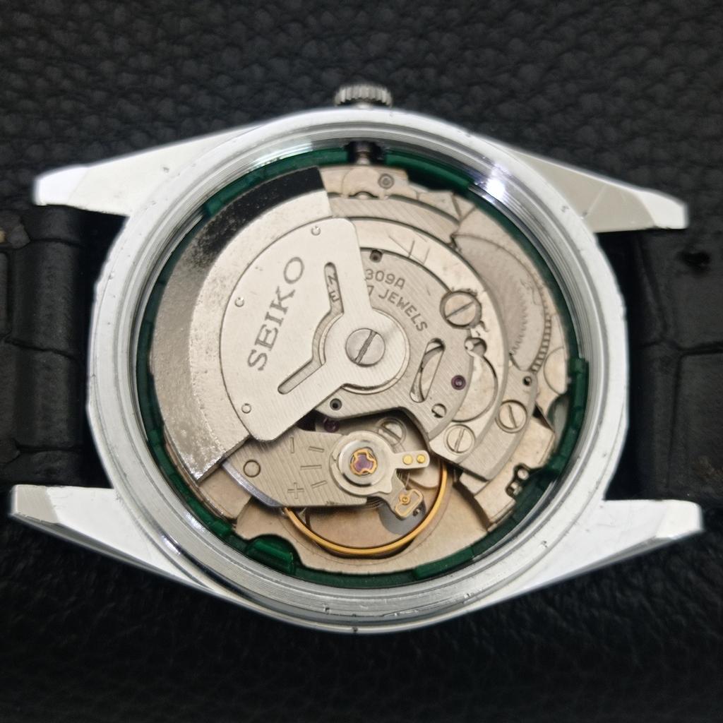 ВИНТАЖНЫЕ ОТРЕМОНТИРОВАННЫЕ МУЖСКИЕ АВТОМАТИЧЕСКИЕ ЧАСЫ SEIKO 5 6309A ЯПОНИЯ БЕЛЫЙ ЦВЕТ a442506-1