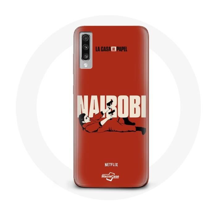 Case - La Casa De Papel - Samsung Galaxy A70 - Red - Soft - Protection