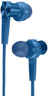 Sony Проводные наушники с глубоким басом, модель L, внутриканальные, синие, MDR-XB55