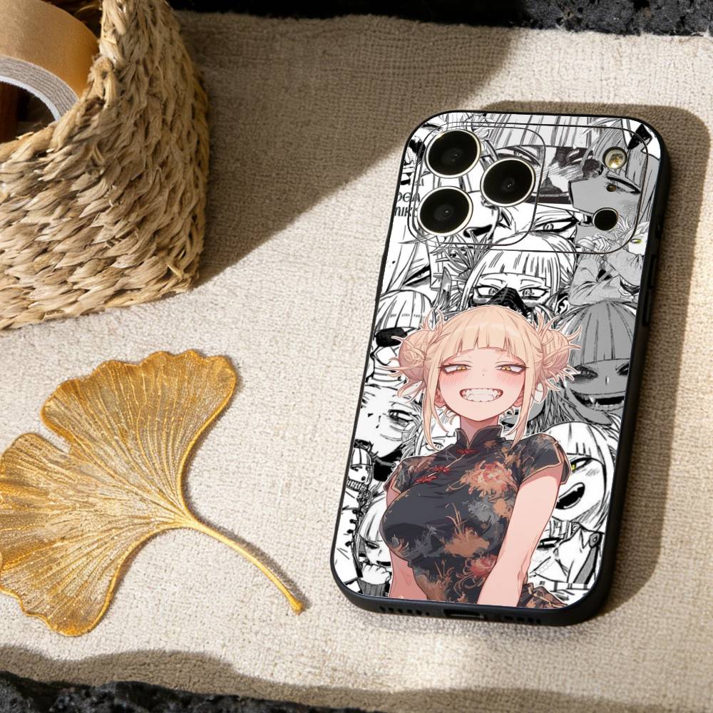 Чехол для телефона T-Toga himiko Для iPhone 17, 16, 15, 14, 13, 12, 11 X XR Plus, Другие Мягкий Черный Чехол