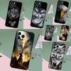 Чехол для телефона с изображением животных: Лев, Волк, Тигр, Орел. Для iPhone 15 14 16 Pro Max 11 12 13 Pro Max Mini XR 16e 16 15 Plus. Задняя крышка