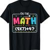 Fun Math Formula Short Sleeve Tshirt Black Casual Neutral Cartoon Digital Cartoon Pattern Casual Versatile Top Home Clothes