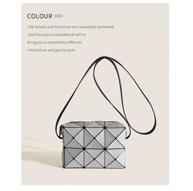Miyake 2024 женская сумка-мессенджер с геометрическим узором и ромбами Cupid, небольшой квадратный универсальный дизайн