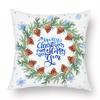 Трансграничная Amazon акварель Рождественская наволочка Подушка Автомобильная подушка для гостиной Производитель может быть настроен