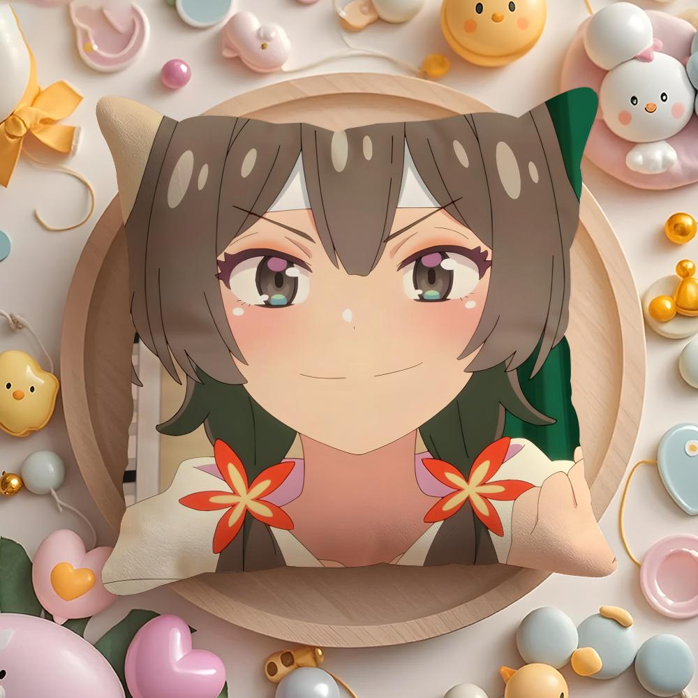 M-Mayonaka animeНаволочка для подушки Punch Подушка для дома и автомобиля Многоцелевая наволочка - Двусторонняя, Мягкая и прочная для повседневного использования