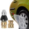 1/4Inch Quick Connector High Pressure Nozzle Sewer Cleaning Tool Pressure Washer 1 Front 6 Rear Sewer Jetter Nozzle