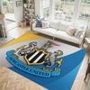 Футбольный дизайн Newcastle United Хрустальный бархатный ковер Уютный Не?Нескользящий ковер с принтом для спальни, гостиной, прихожей
