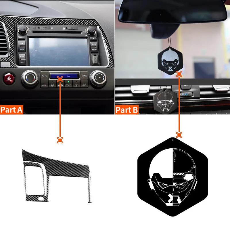 Для Civic 8 Gen 2006-2011 Автомобильная навигационная панель