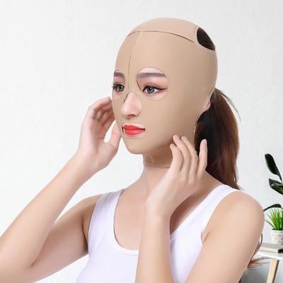 V-образный ремешок для подтяжки лица, регулируемый дышащий ремешок для всего лица, щек, для похудения, ремешок для подбородка, пояс для подтяжки лица, женский инструмент для формирования лица