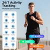 Call Reminder Smart Bracelet Fitness Sleep Tracker Heart Rate Stress HRV Health Monitor Step Counting Sport Smartwatch Band