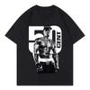 2026 New Rapper 50 Cent Graphic T Shirt Male Fashion Hip Hop Vintage T-shirt Women's and Men's Clothing Summer Cotton T-shirt