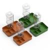 Reptile Feeder Amphibians Accessory Multi Compartments Automatic Water Dispenser for Chameleon Snake Gecko Turtle Tortoise