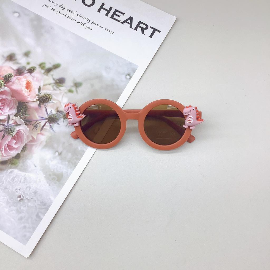 Модные круглые детские очки, аксессуары для медведей, милые детские солнцезащитные очки-тенты, солнцезащитные очки