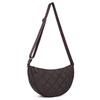 Women's Plaid Crossbody Messenger Bag Nylon Shoulder Bags Large Capacity Travel Half Moon Belt Bag Ladies Hobos Bag CLE