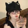 Cute Cat Ears Baseball Cap Harajuku Visor Cap Cartoon Star Peaked Hat Outdoor