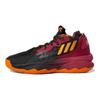 adidas D Lillard 8 Удобные Прочные Мид-топ Детские Баскетбольные Кроссовки Детские Баскетбольные Кроссовки Черно-Красные GW3862