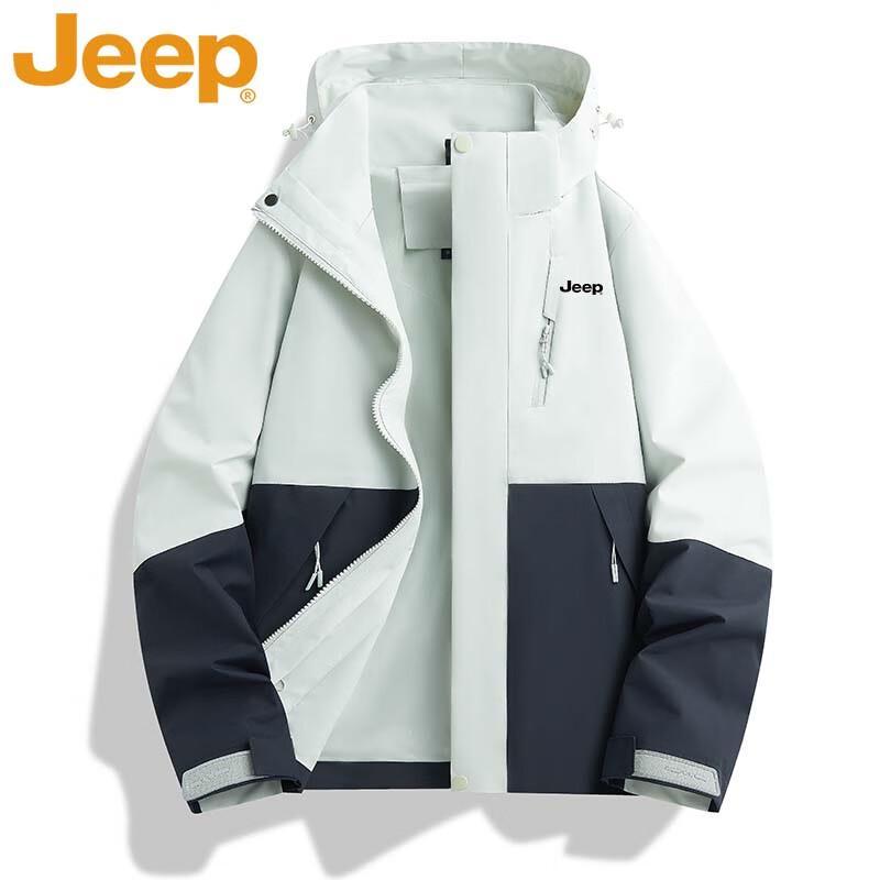 Jeep Унисекс Осенне-Зимняя Ветровка для улицы