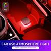 Mini USB Car Interior Ambient Atmosphere Light LED Signal Lights Auto Reading Lamp Decorations Night Lights Interior Accessories