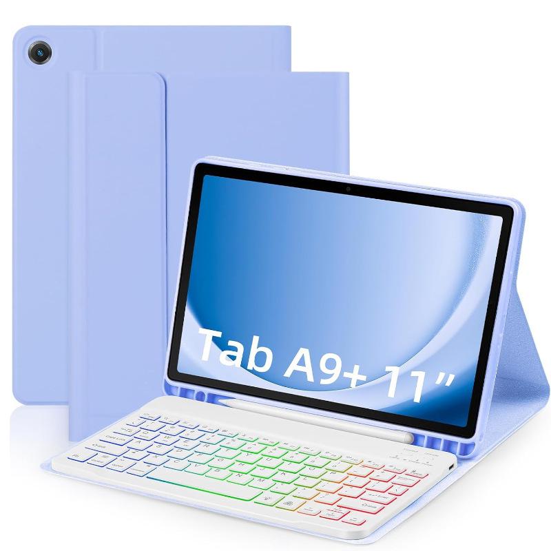 Чехол-клавиатура Bluetooth для планшета Samsung A9Plus10FE+ и испанская мышь-бар