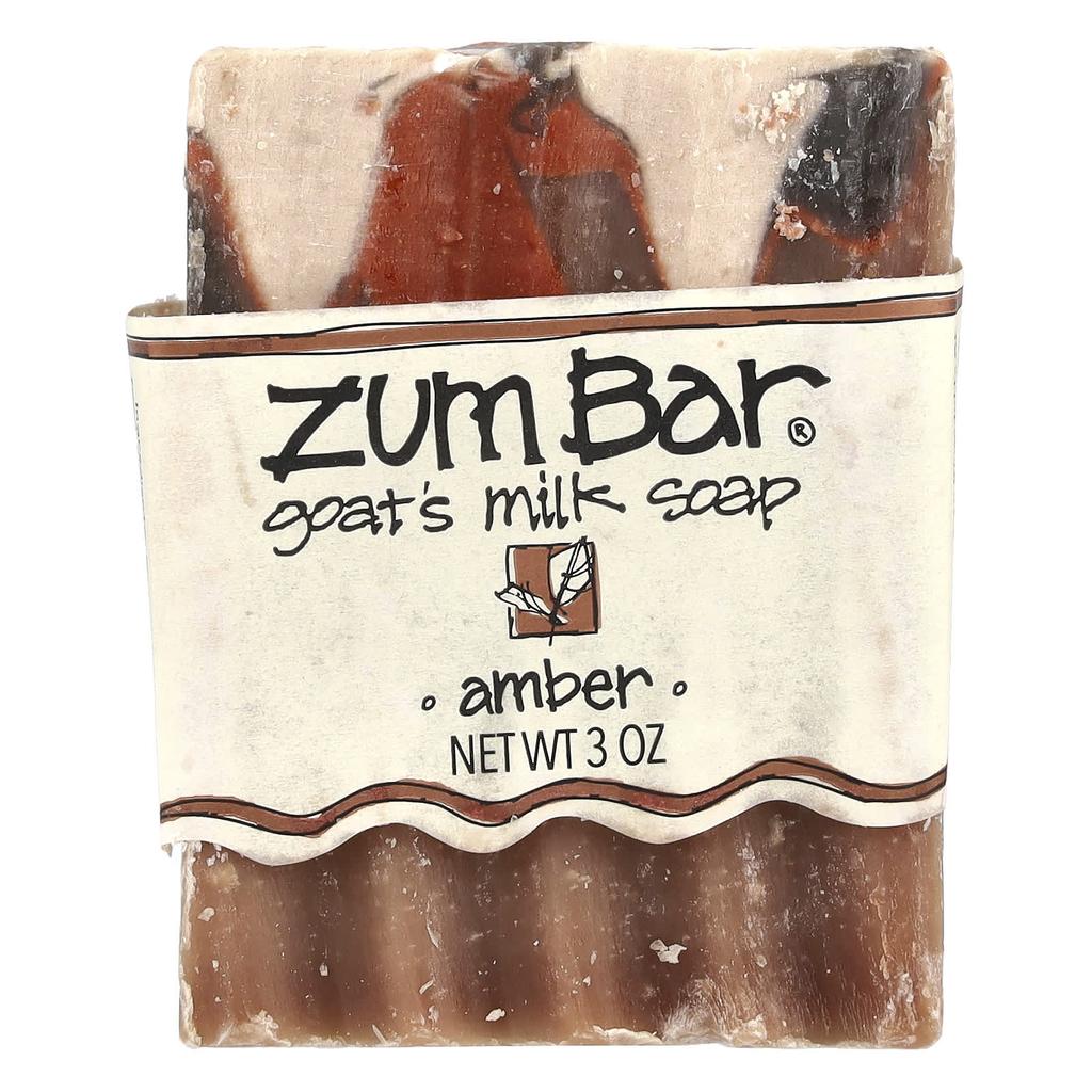 ZUM Bar, Goat Milk Soap, Amber, 3 Oz