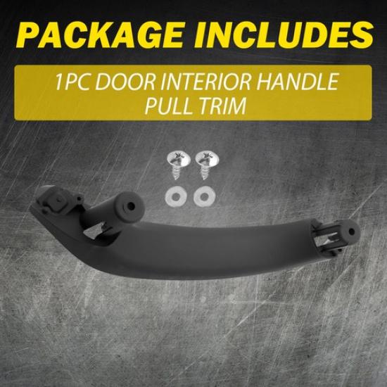 Passenger Black Interior Door Pull Handle Panel for BMW F25 X3 2010-2017 F26 X4