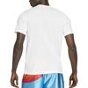 Nike T Shirts Men's White Crew Neck Moderate Straight Fit DH3830-100