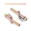 Saxophone Neck 16.7mm Diameter Connector Brass Red Lacquered Saxophone Bend & Straight Neck Sax