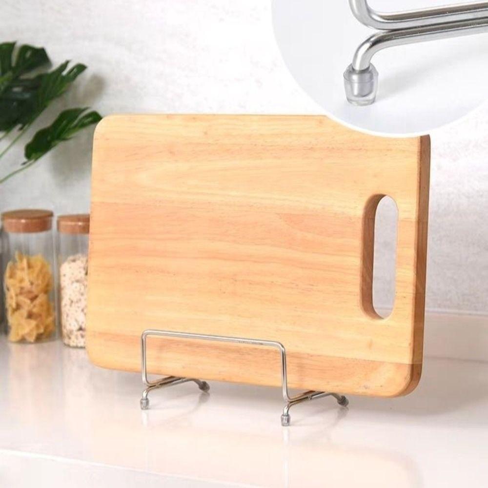 Rustproof Pot Lid Holder Space Saving Kitchen Organizer Minimalism Dish Storage Rack  Kitchen